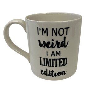 Royal Stafford Ceramic Mug Im Not Weird I Am Limited Edition White/Black